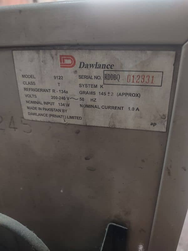 DAWLANCE FRIDGE BEST COOLING Contact Me 03474734099 10