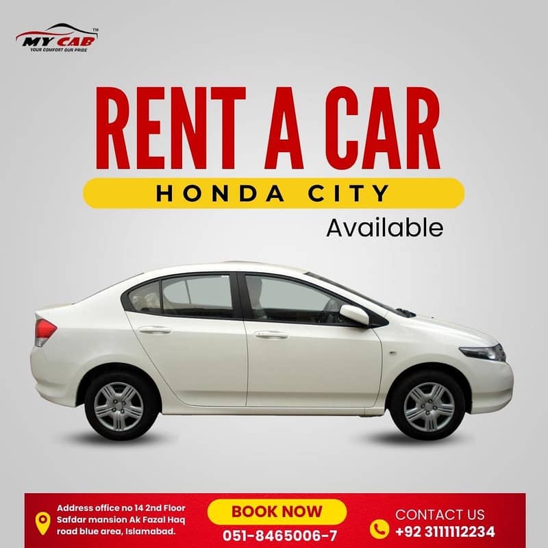 Rent A Car/Car Rental/Self Drive/BRV/Collora/Civic/Coaster/City/Vitz 1