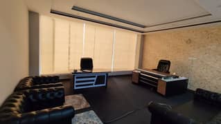 well furnished Office with furniture and wood work for sale