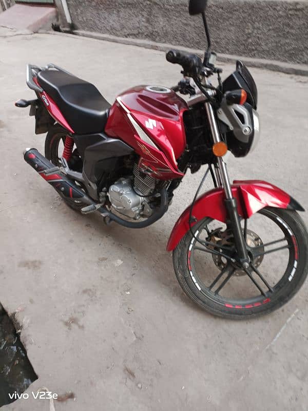 125 suzuki,nmbr Laga ha,good average,tubeless tire,documents available 0