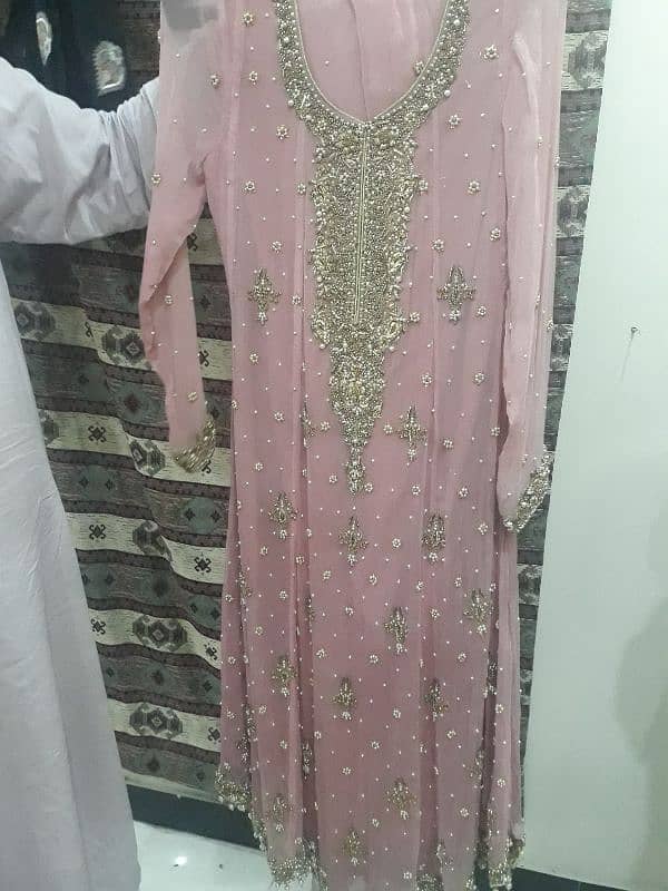 Long Maxi, churidar pyjama and dupatta 3pc 1