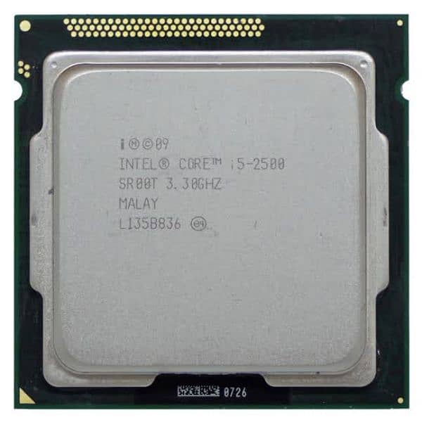Intel processor i5 2500k high performance 0