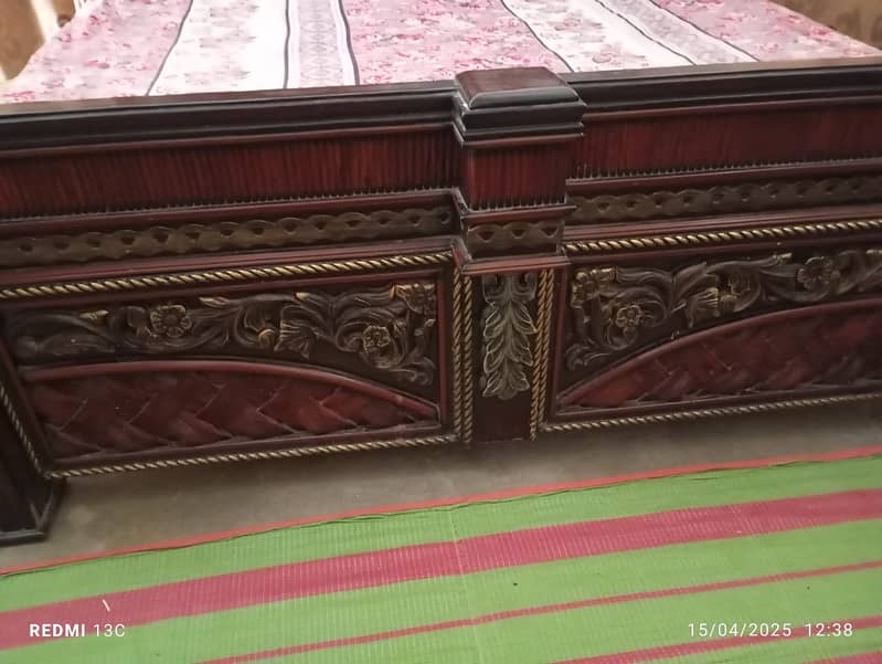 Good Quality Double Bed, Side Tables and Dressing Table for Sale 0