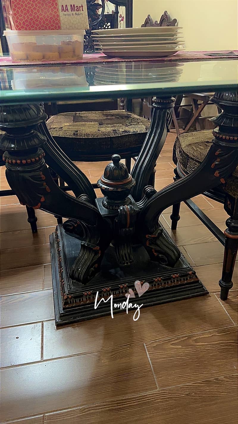 Dinning table with 8 chairs 1