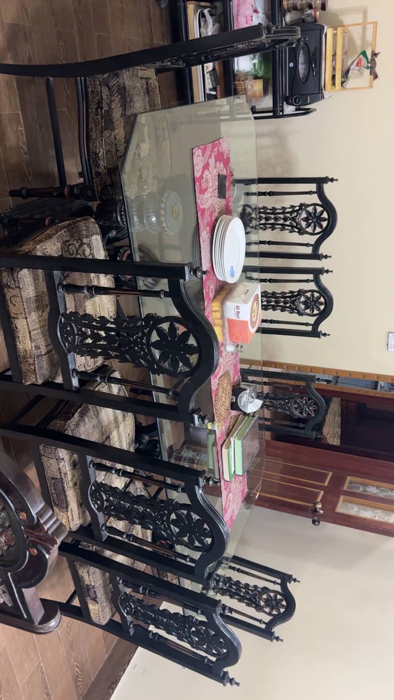 Dinning table with 8 chairs 5