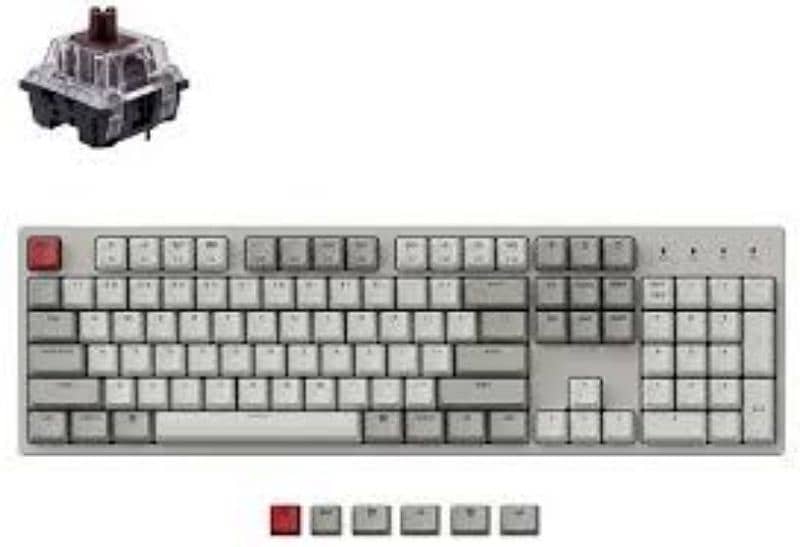 Keychron C2 Retro Gaming Mechanical Keyboard - Excellent Condition 1