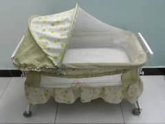 Tinnies Baby Cot - Green