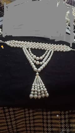 a beautifull neckles wiith pers ston