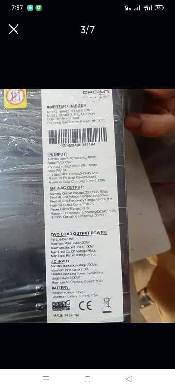 Crown Solar inverter for sale 4.2kva 2