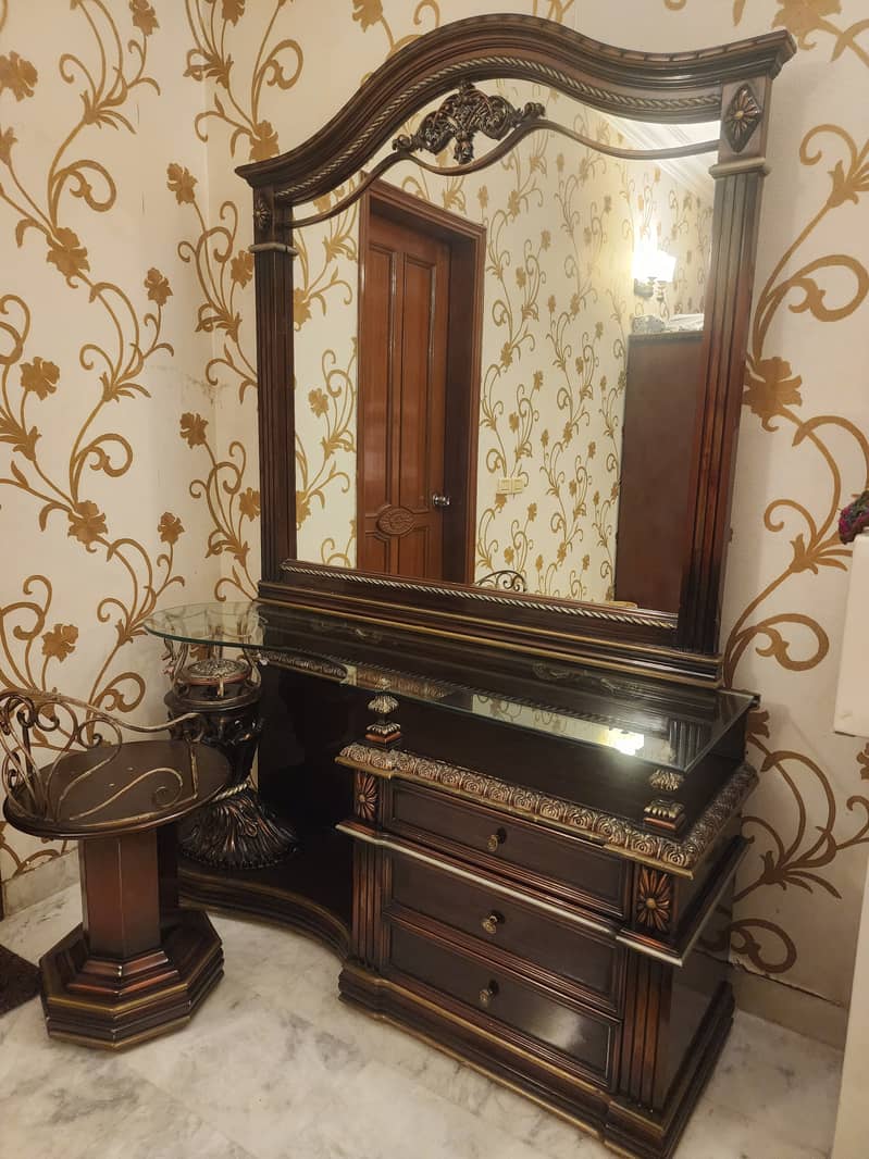 Bed cupboard dressing table study table shelf 5
