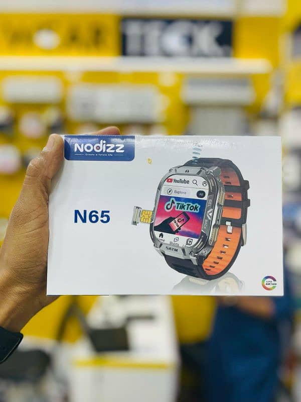 Nodizz N65 Android smartwatch with 6gb Ram 128gb Rom 2
