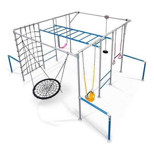 kids Slide/Swings/Kids rides/jhula/Spring rider/jungle gym/gazebo/bar 4
