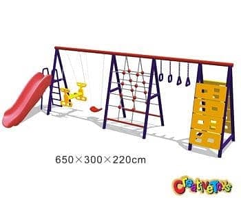 kids Slide/Swings/Kids rides/jhula/Spring rider/jungle gym/gazebo/bar 7