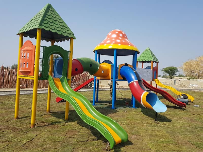 kids Slide/Swings/Kids rides/jhula/Spring rider/jungle gym/gazebo/bar 10