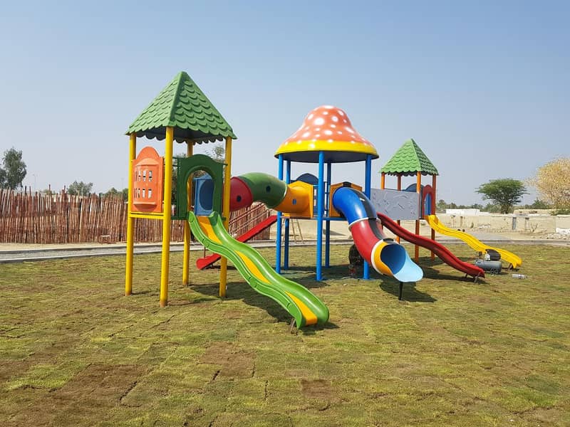 kids Slide/Swings/Kids rides/jhula/Spring rider/jungle gym/gazebo/bar 13