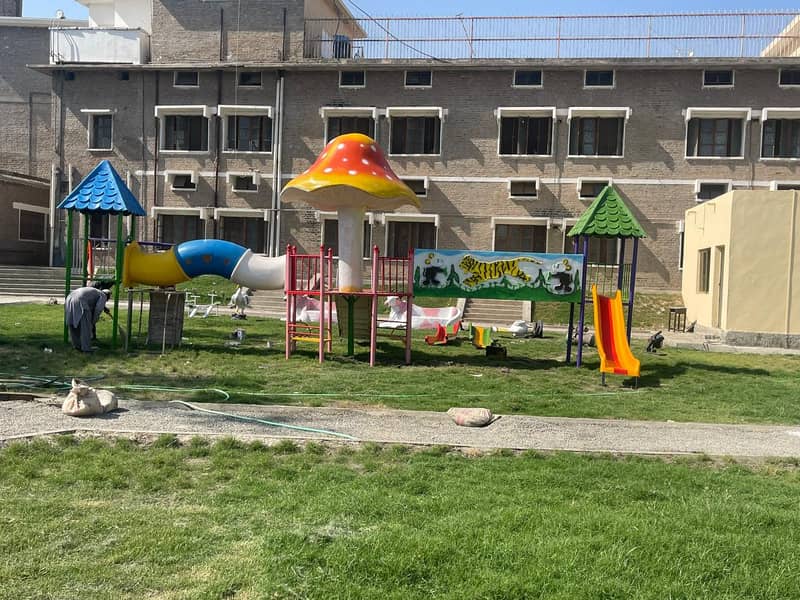 kids Slide/Swings/Kids rides/jhula/Spring rider/jungle gym/gazebo/bar 15