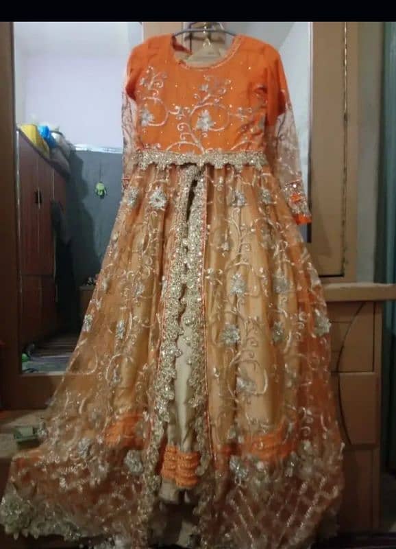 double lehenga with embroidered dupatta 1