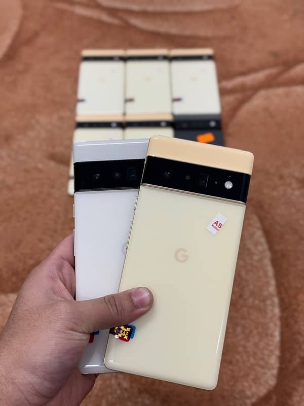 Google Pixel 6, 6a, 6pro, 7, 7pro, 8pro Official PTA Approved Dual Sim 5