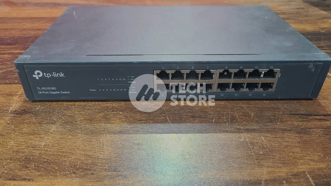 Tplink TL-SG1016D 16-Port Gigabit Desktop/Rackmount Switch (Renewed) 2