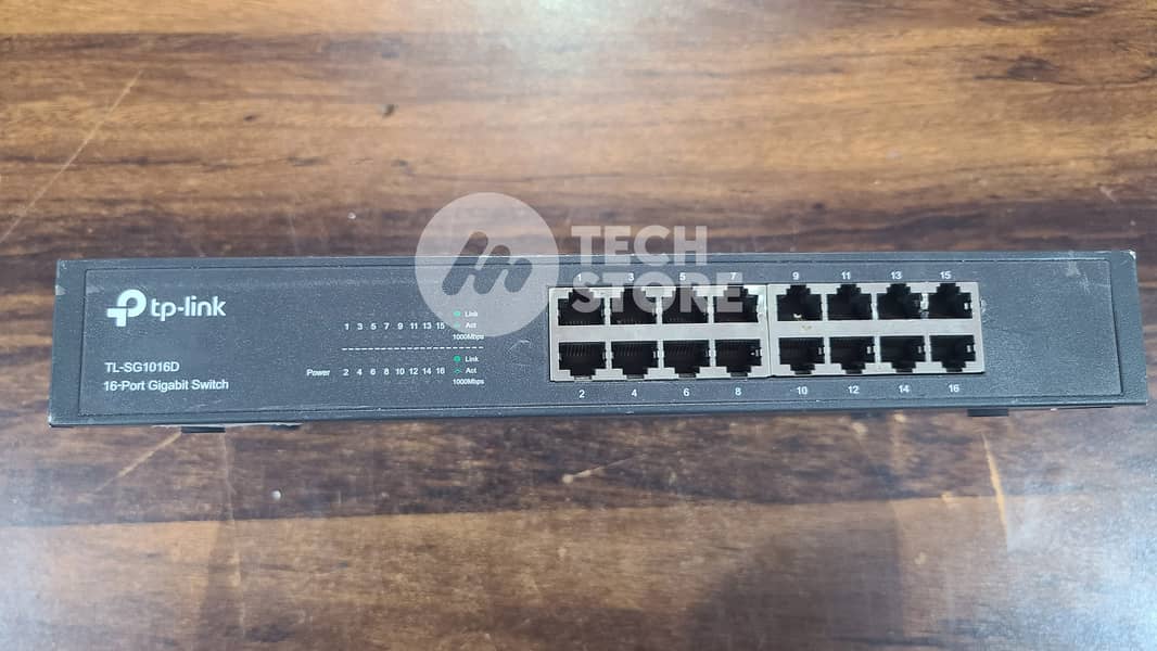 Tplink TL-SG1016D 16-Port Gigabit Desktop/Rackmount Switch (Renewed) 4
