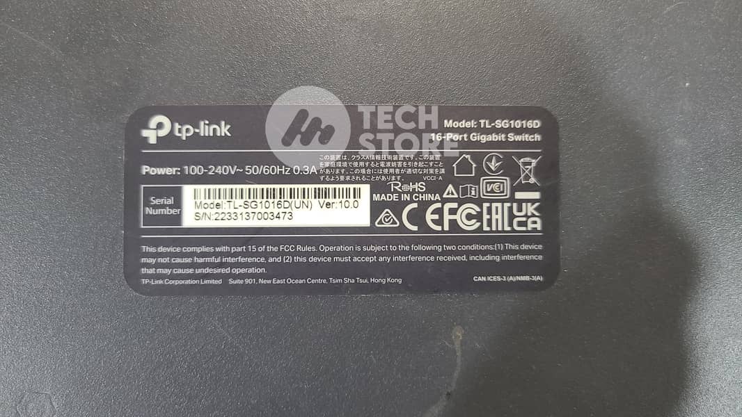 Tplink TL-SG1016D 16-Port Gigabit Desktop/Rackmount Switch (Renewed) 9