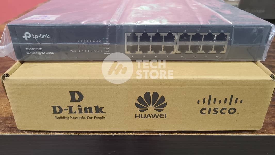 Tplink TL-SG1016D 16-Port Gigabit Desktop/Rackmount Switch (Renewed) 16