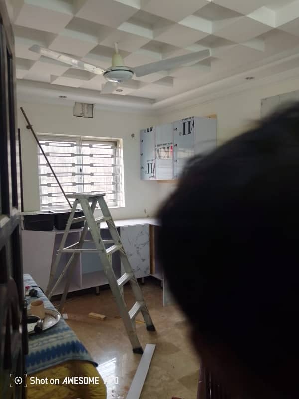 10 Marla Neat & Clean 3 Bed Rooms Upper Portion With Solar Available For Rent 2