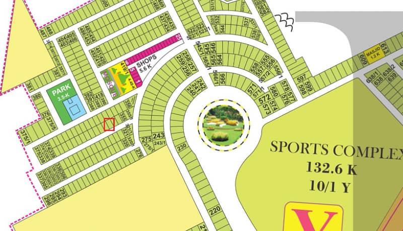5 MARLA POSSESSION PLOT 353 Y PHASE 8 IN DHA LAHORE FOR SALE 0