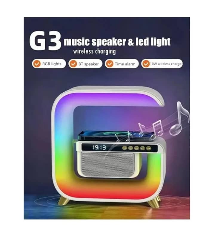 G shape LED WIRELESS CHARGING G3 SPEAKER 2