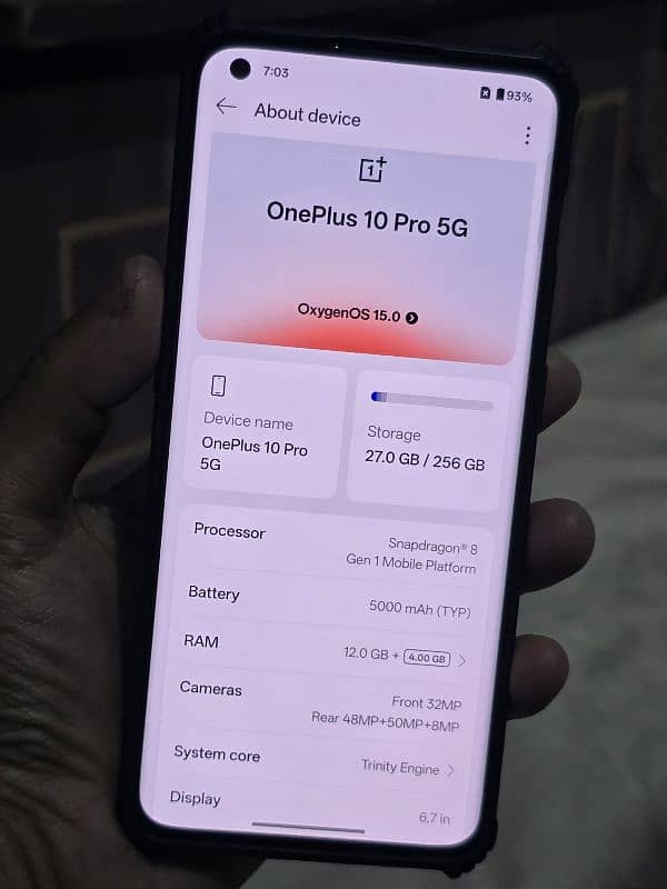 one plus 10 pro officially PTA approved 12/256 2