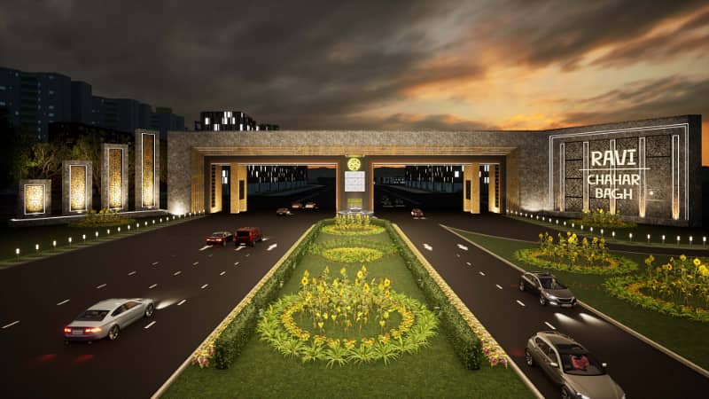 10 Marla Corner, Park Facing Pair Plots For Sale 2