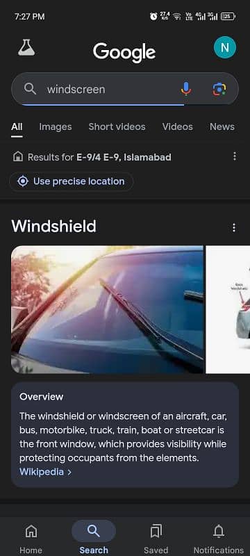 I want Suzuki baleno wind screen front mirror 0