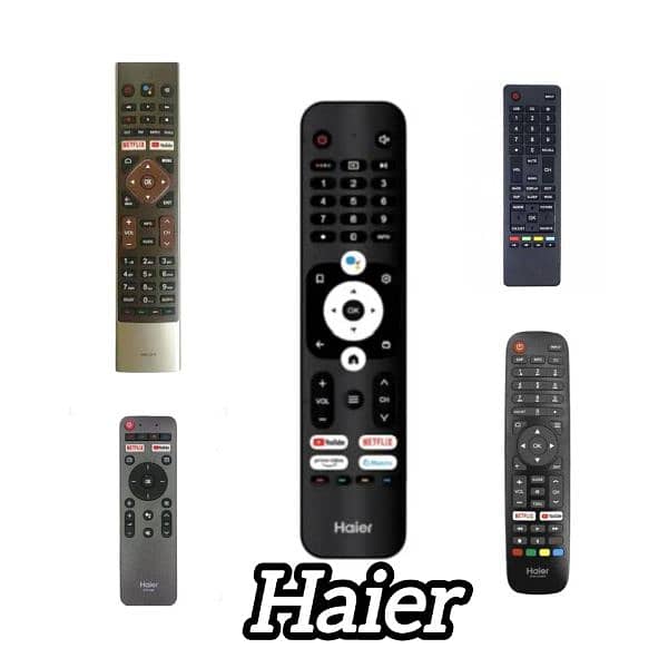 Haier TCl Samsung LG different branded remote  LEd remote Ac remote 0