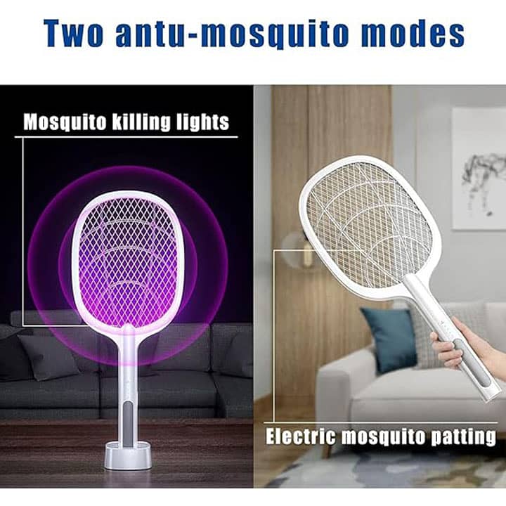 DP-834 (2 in 1) Mosquito Killer Racket & Lamp -2 Modes-Imported 8