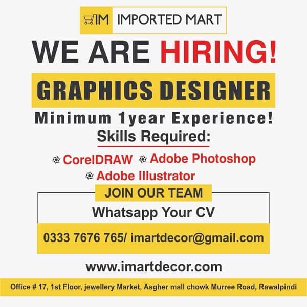Basic Graphics Designer urgent Required 0