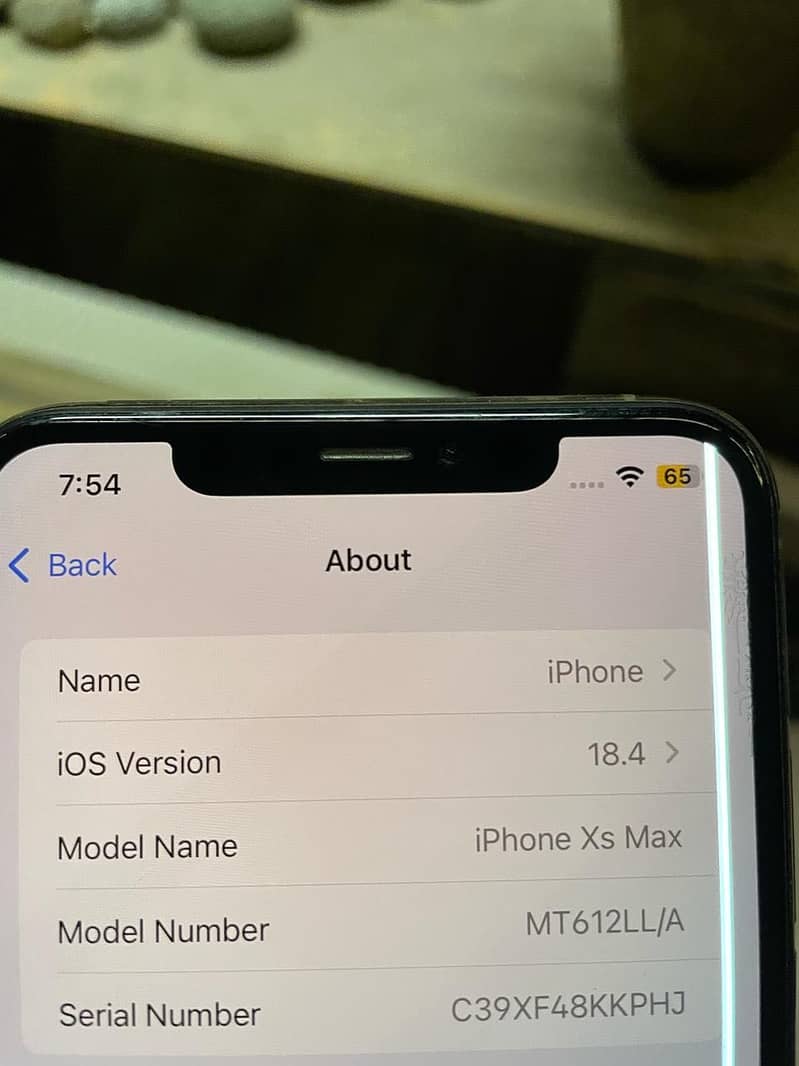 I phone xs max non pta golden colour 8