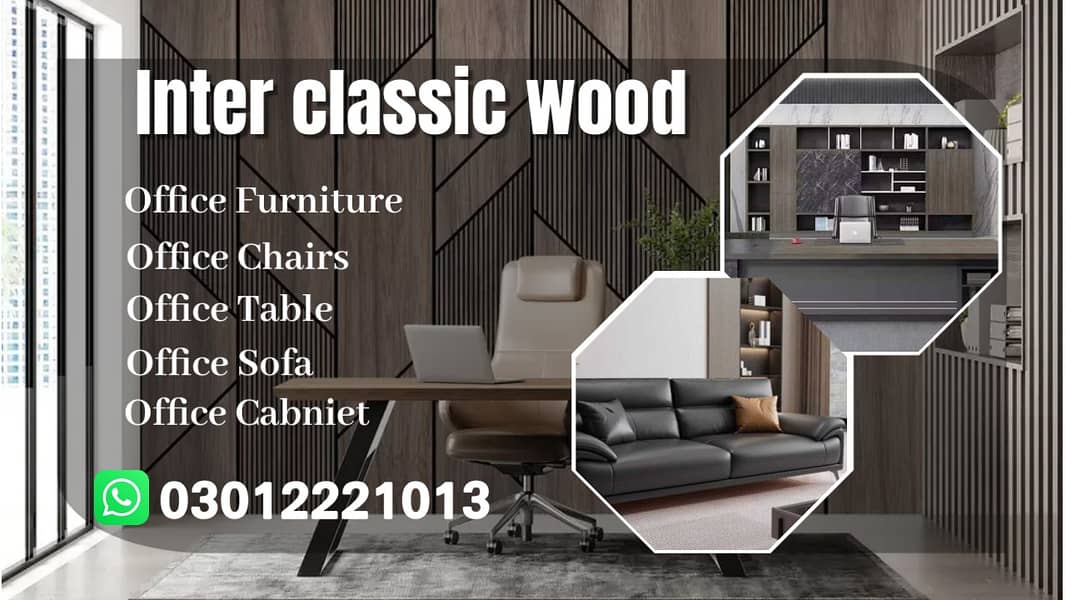 Office Table, Manager Table, Executive Office Table, Office Furniture 0