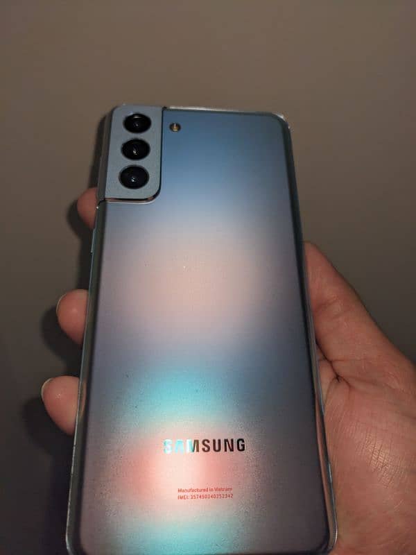 SAMSUNG S21+5G Phantom Silver [] Single sim Approved-- FULL BOX 0