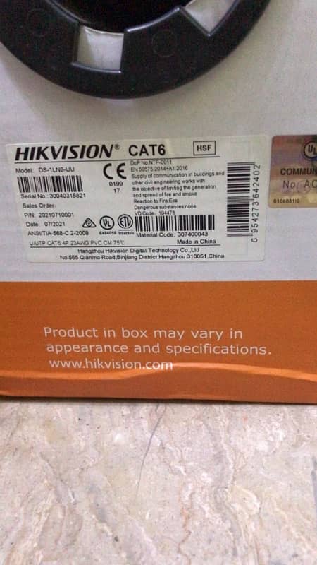 CAT6 WIRE 305 meter## 3m@hikvision@dahua@local brand 1