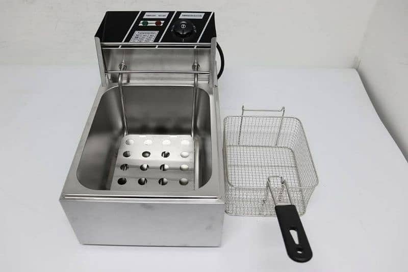 Single Electric 6L Commercial Deep Fryer Electric Frying Machine 3