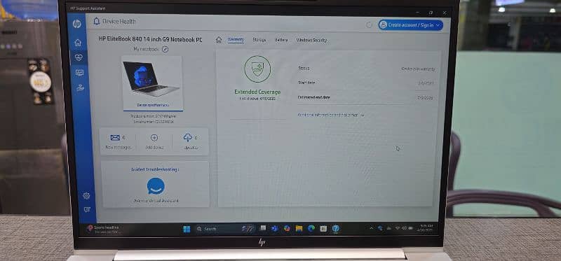 Hp Elitebook 840 G9 Core i5 12th Generation 16