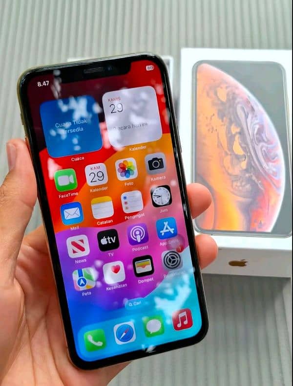 iphone xs max 512gb memory pta approved and water pack 2
