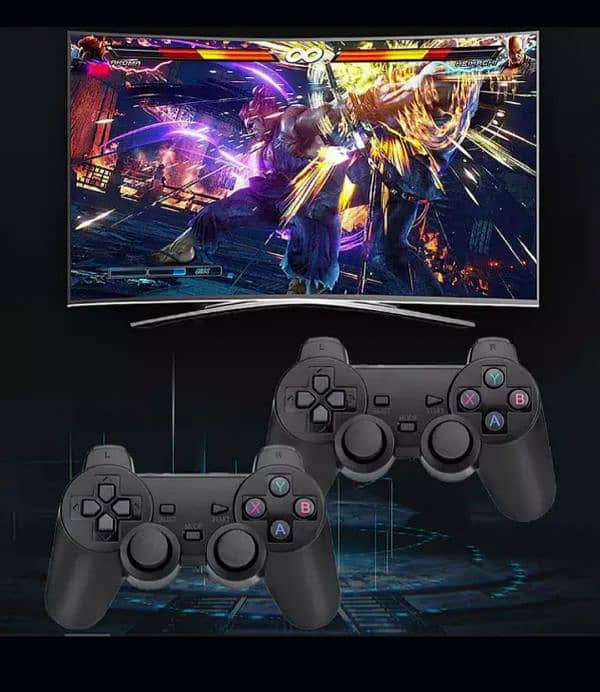 X2 wireless game stick with 2 wireless consoles 3