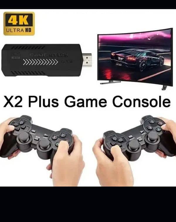 X2 wireless game stick with 2 wireless consoles 7