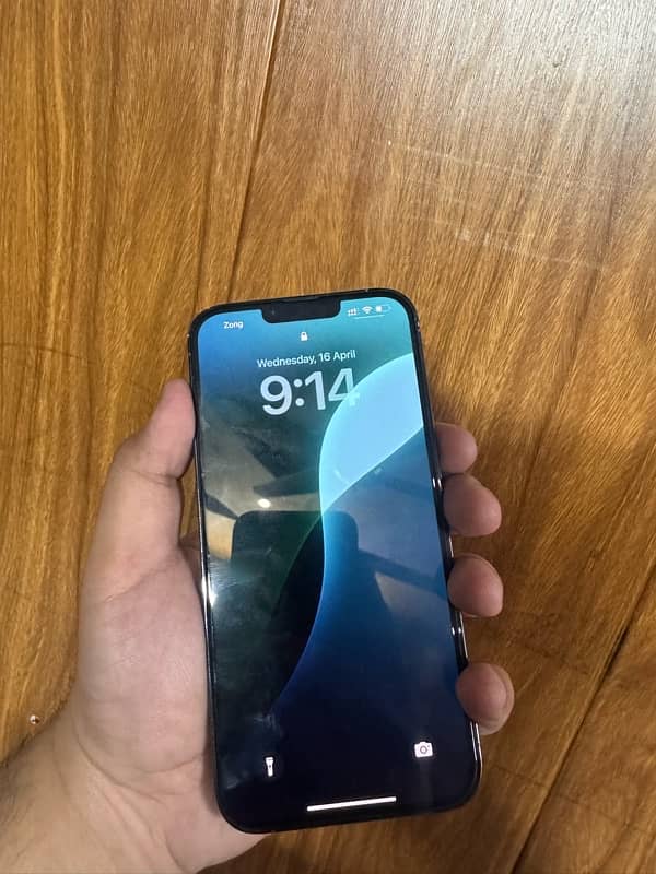 IPhone 13pro max 256gb dual physical PTA Approved with box & cable 0