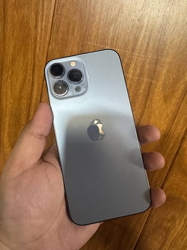 IPhone 13pro max 256gb dual physical PTA Approved with box & cable 1
