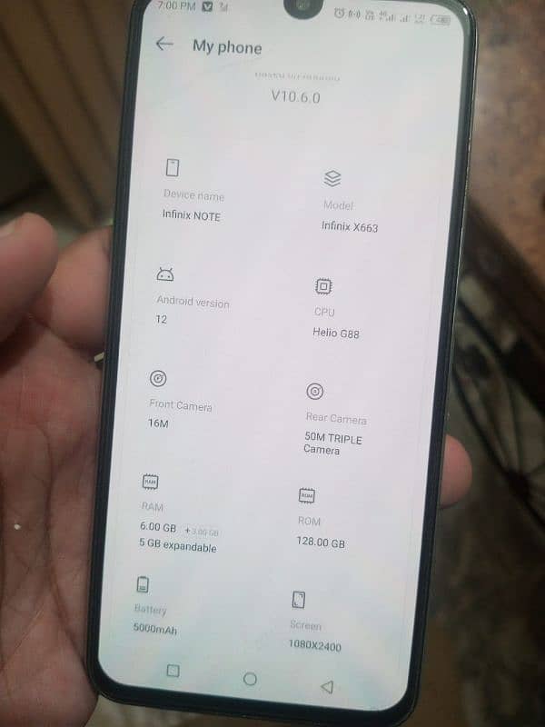 infinix note 11 ram 6+5 and rom 128gb 4
