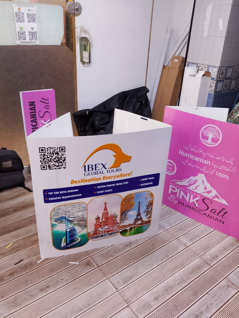 Rollup Standee/Standy, Display Stands, Flex Banners, Nontear Print 4