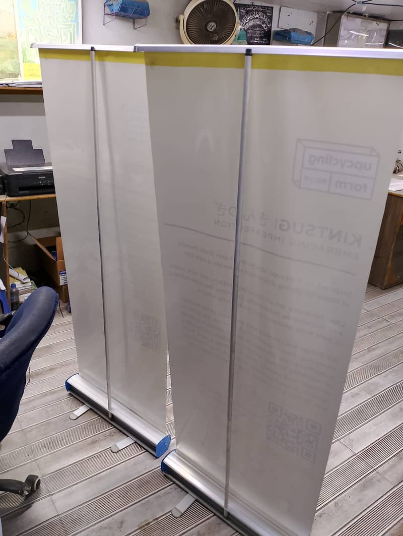 Rollup Standee/Standy, Display Stands, Flex Banners, Nontear Print 9