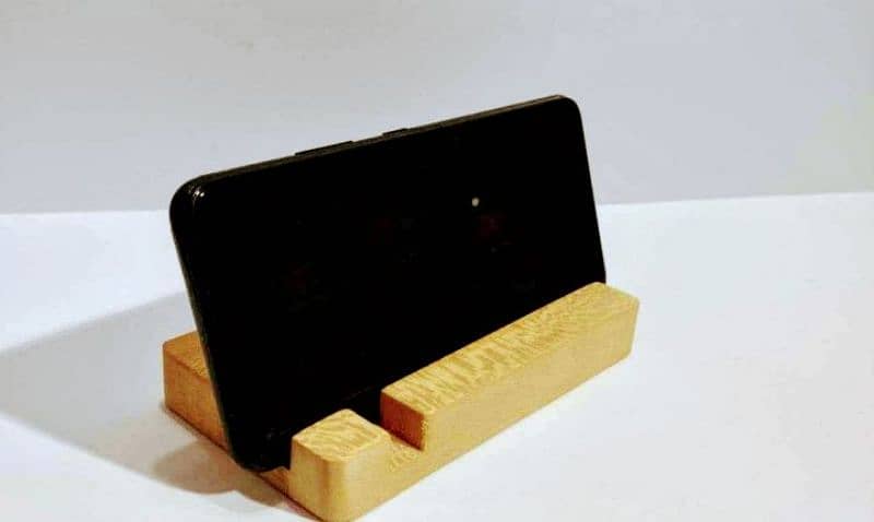 Wooden Mobile Stand Pure Wood Good Quality 4